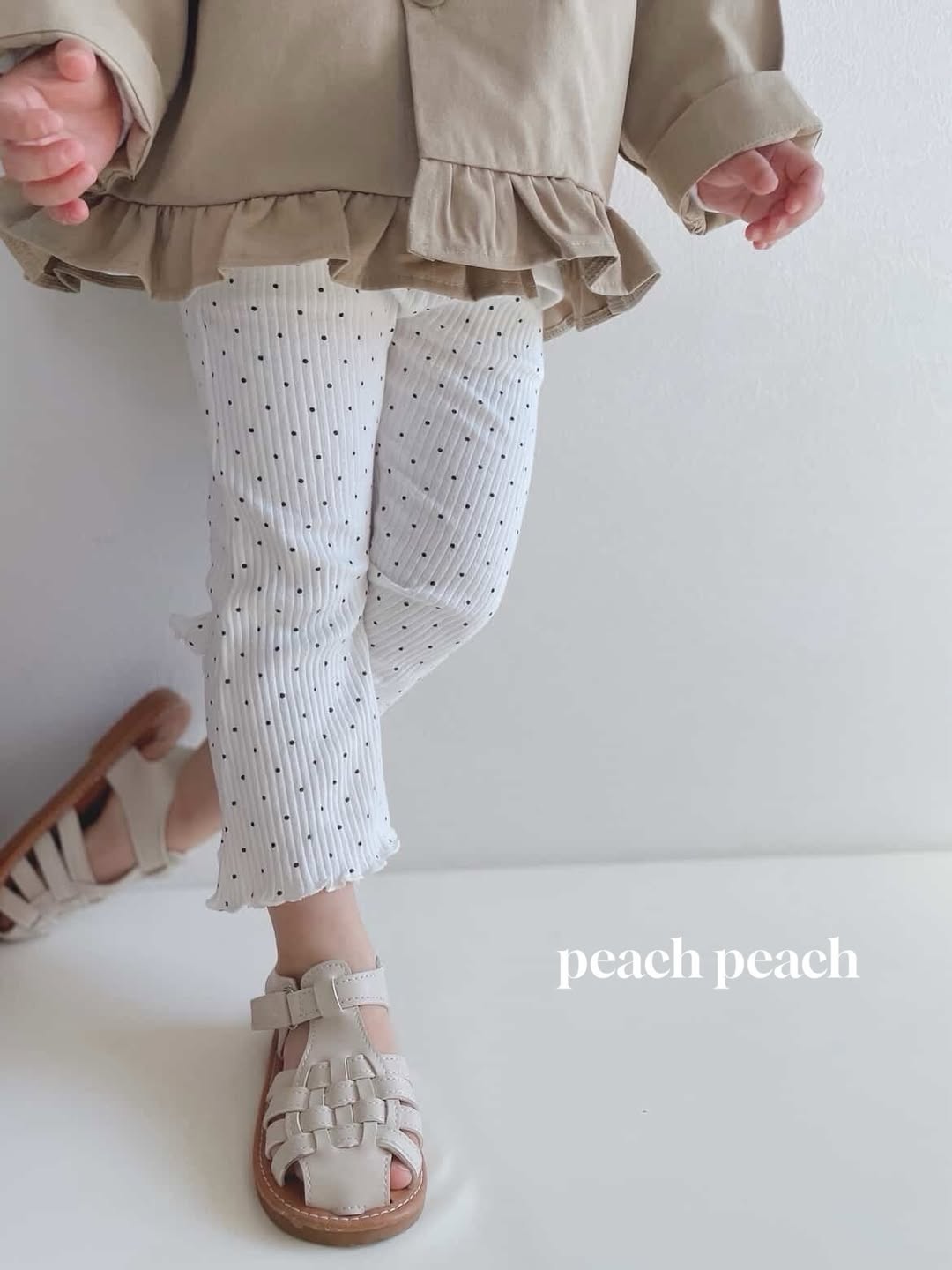 韓國童裝 26春 | PP01 Spring Frill Trench Coat JK (80-130)