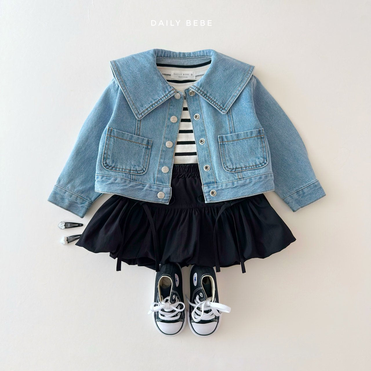 韓國童裝 26春 | DD30 荷葉短裙 (75~140cm)