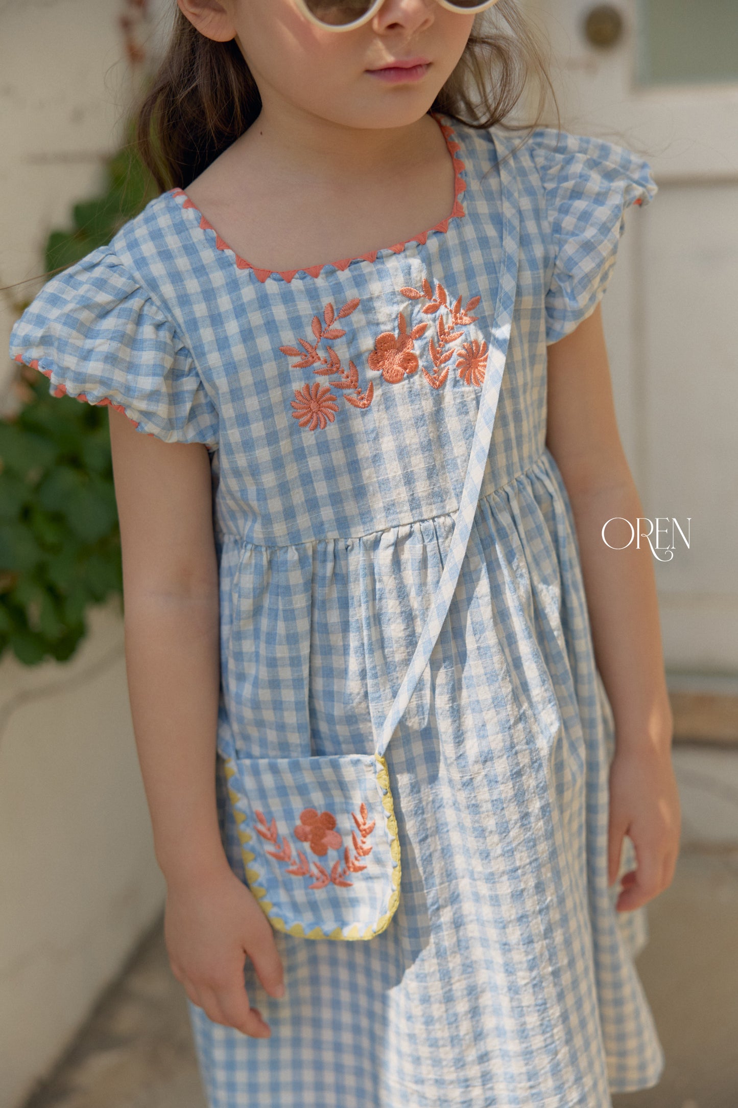 韓國童裝 26夏| OR70 Solar Mellow Dress 索拉柔美洋裝 (90-120) **不連包包