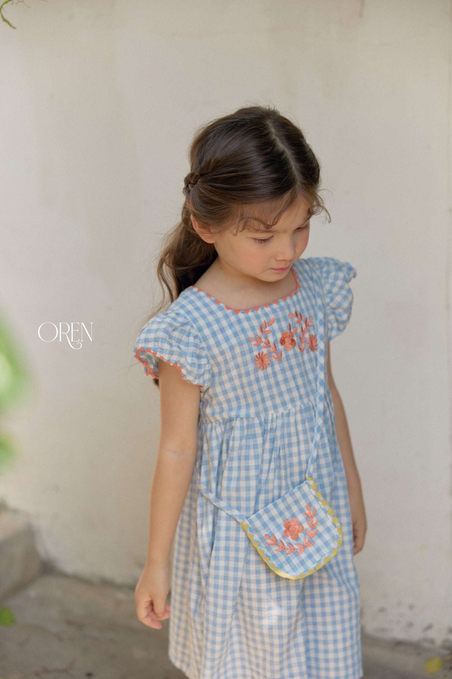 韓國童裝 26夏| OR70 Solar Mellow Dress 索拉柔美洋裝 (90-120) **不連包包