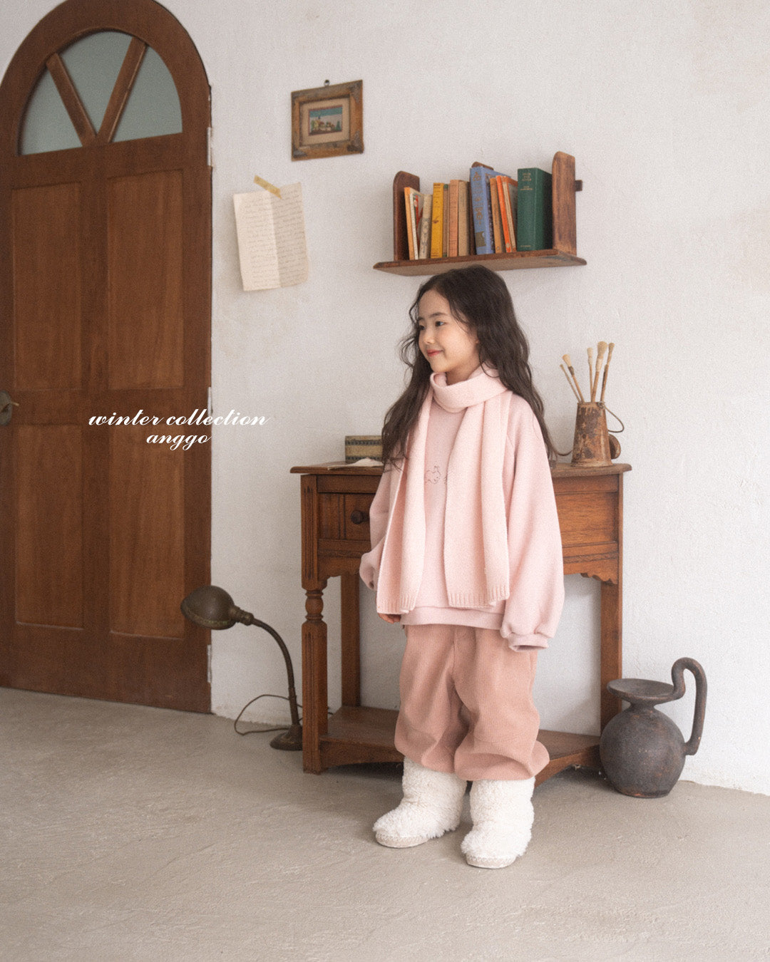 \限時預購/ 韓國童裝  AG25216 Croissant Pants