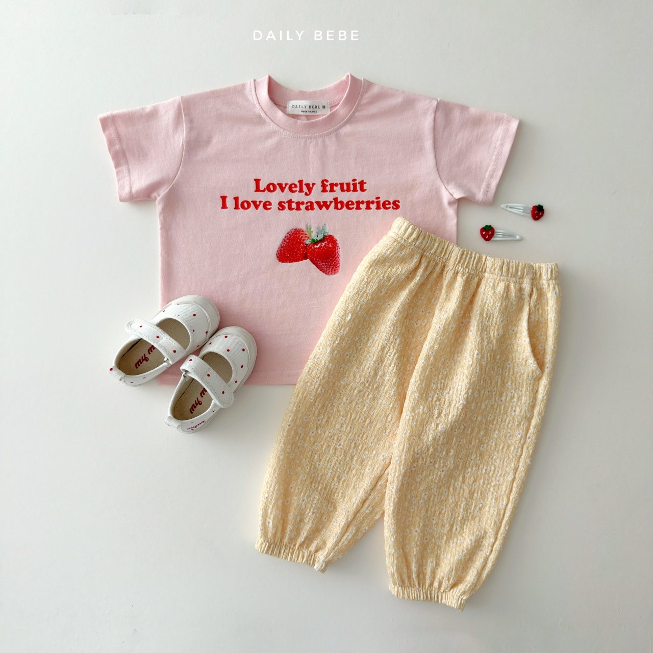 韓國童裝 26夏| DD31 Flower Aircon Pants (75-140cm)