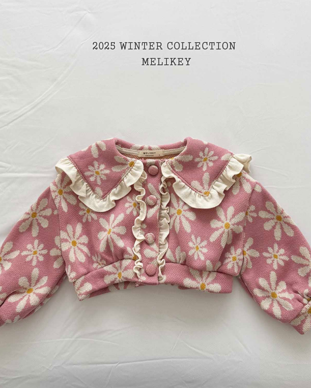 韓國童裝 25秋冬 | ME25411 Floral Jacket