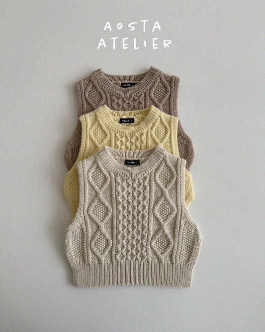 現貨▷ 韓國童裝 25春 | AO25110 VEST (2-3y)