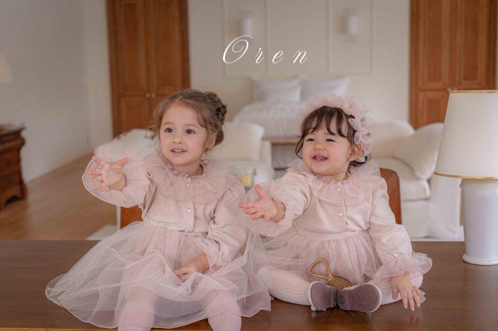 現貨▷ 韓國童裝 25秋 | OR25364 Charmant Cardigan + Suit / Kids OPS 2-set