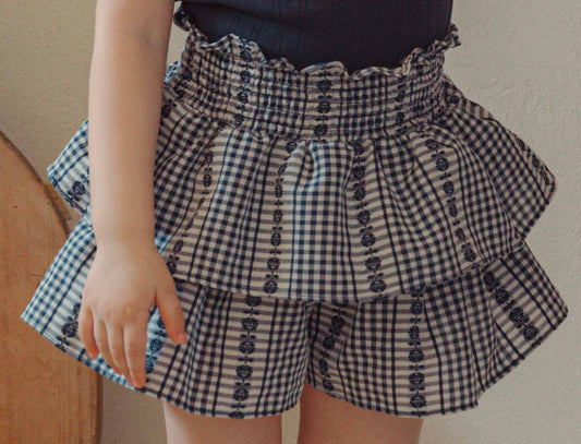 韓國童裝 26夏| CR24 Check Cancan Pants (80-125cm)