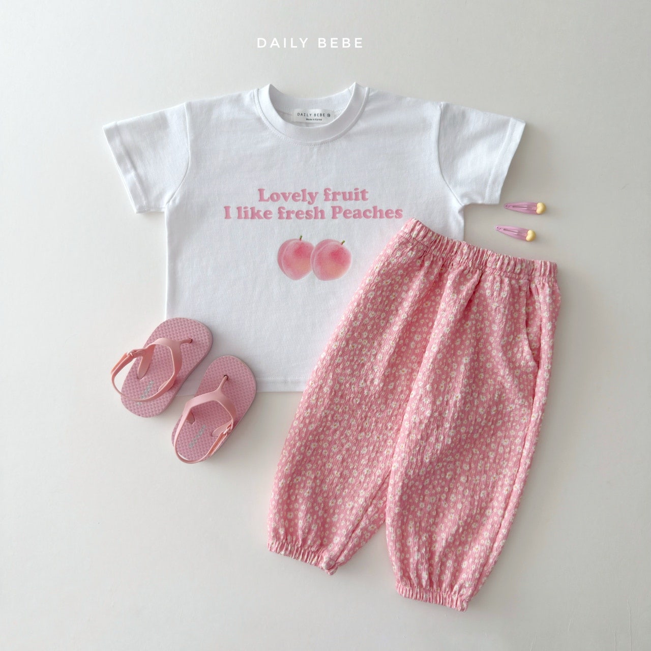 韓國童裝 26夏| DD31 Flower Aircon Pants (75-140cm)