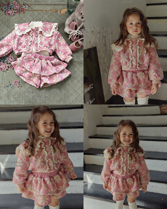 韓國童裝 25秋冬 | ME25411 Floral Jacket