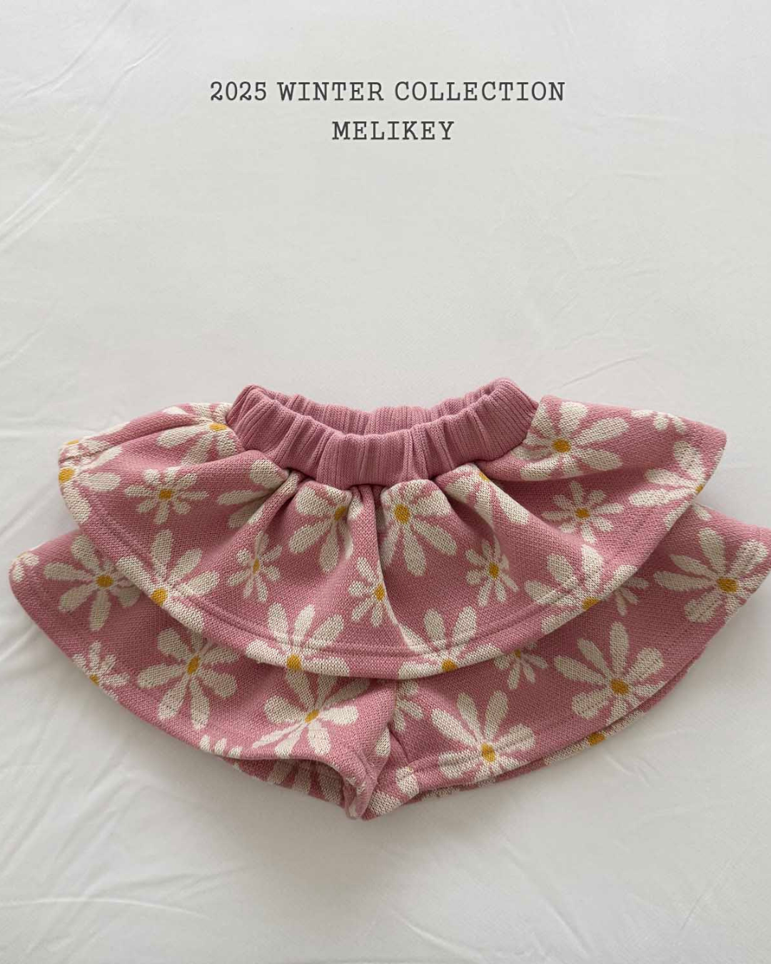 韓國童裝 25秋冬 | ME25412 Floral Pants