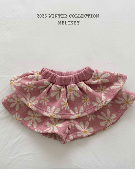 韓國童裝 25秋冬 | ME25412 Floral Pants