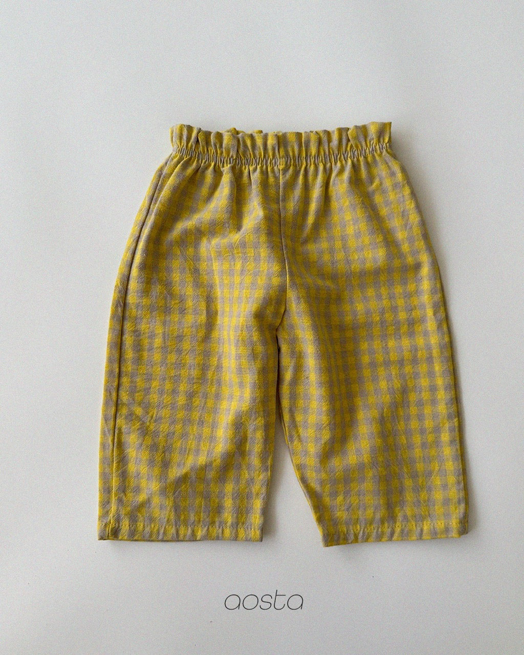 韓國童裝 26秋| AO54 Caramel Check Pants 褲子 (70-110)