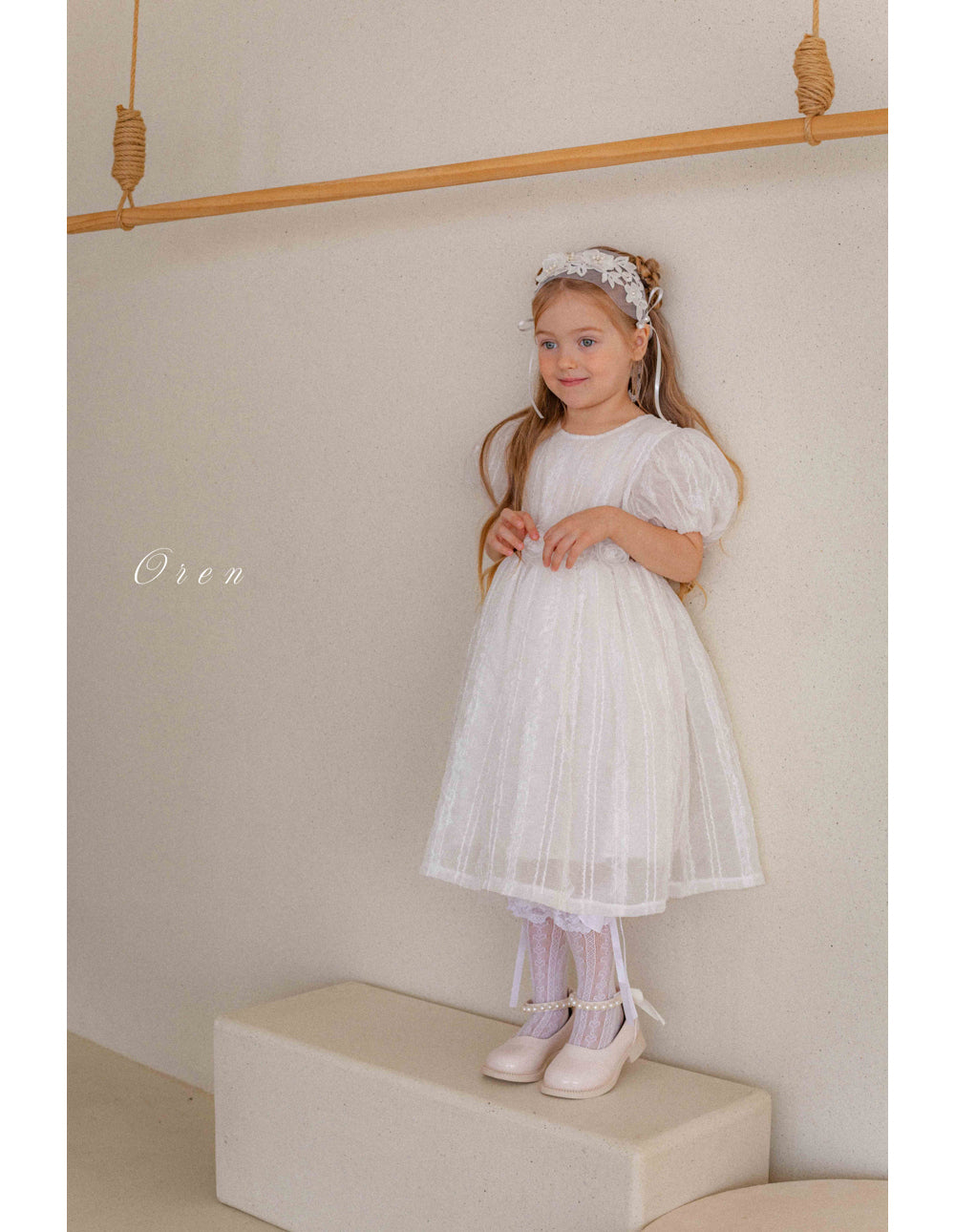 【現貨】韓國童裝 OREN Edel Pure Dress 1歲生日之選