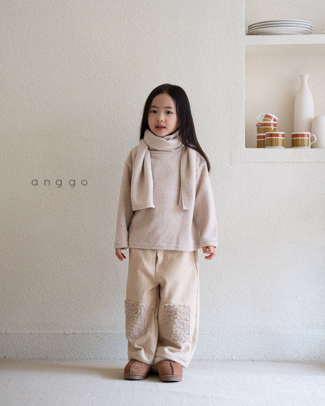 韓國童裝 24秋冬 | AG24407 CANDY MUFFLER - FLO | FLOWERKKOCH 