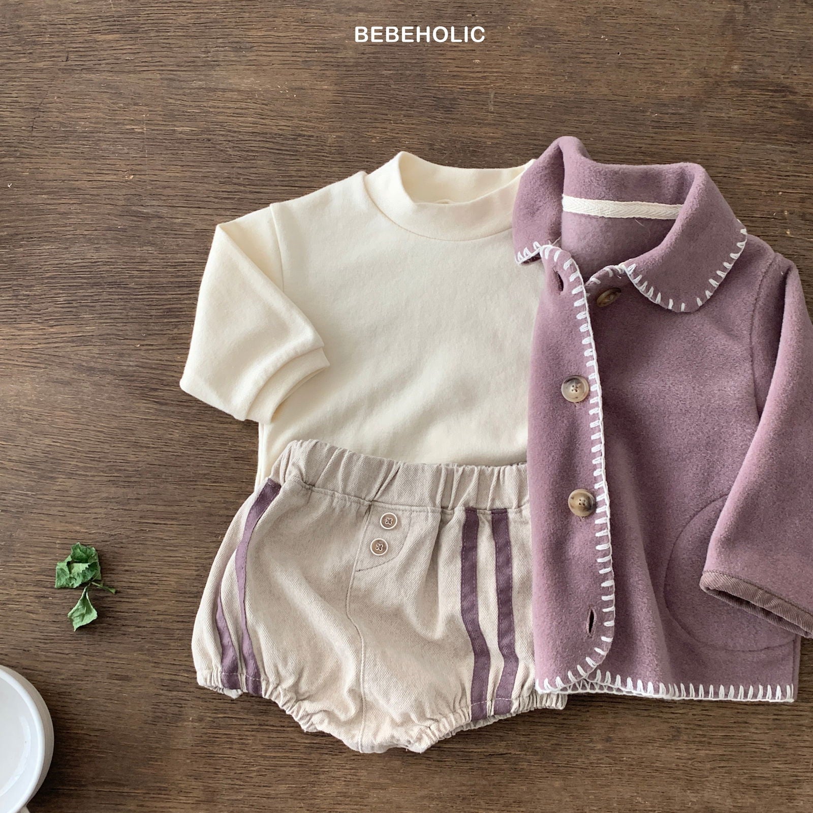 現貨▷ 韓國童裝 24秋 | Bebeholic Daily Tee - FLO | FLOWERKKOCH 