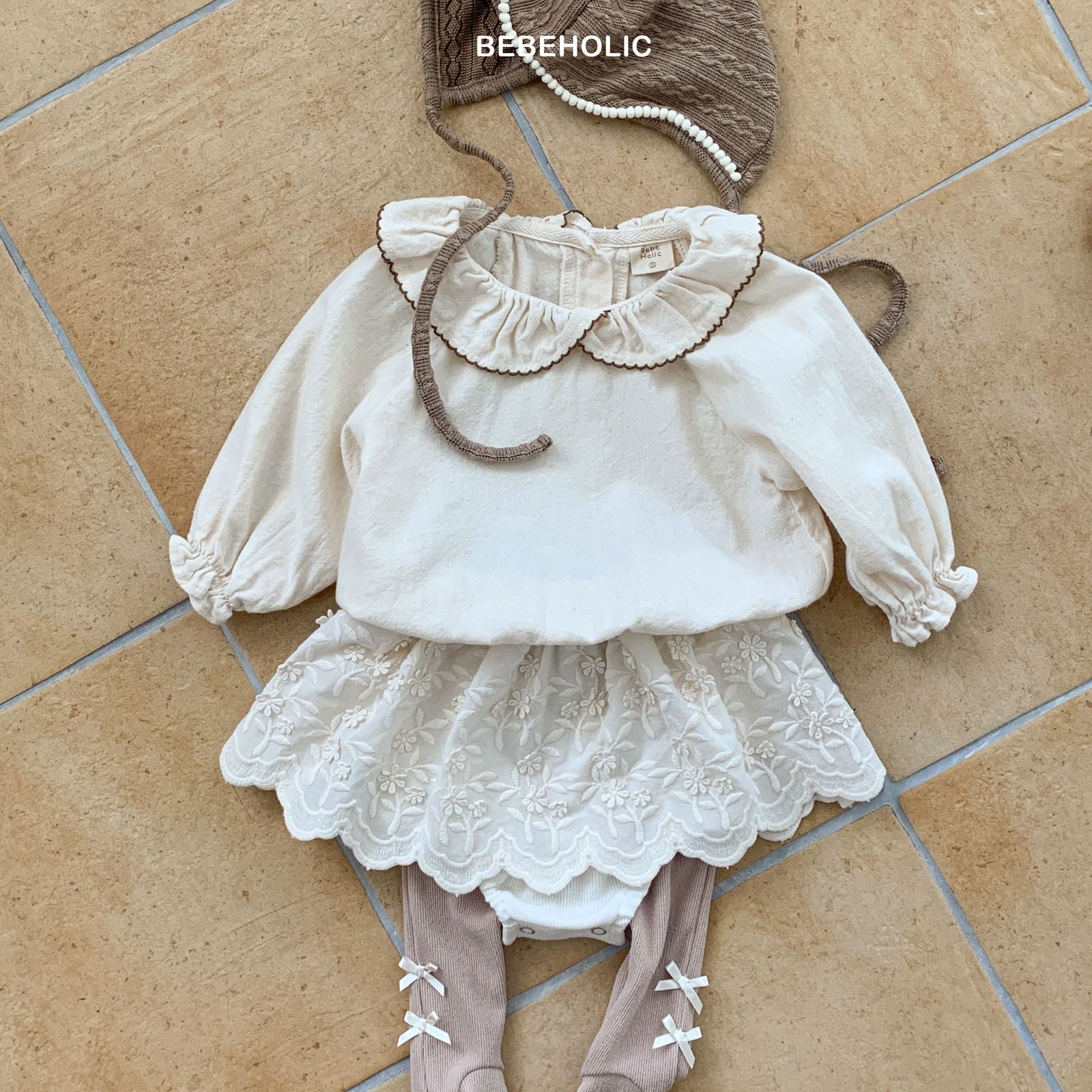 現貨▷ 韓國童裝 24秋 | Bebeholic Floral Bloomers - FLO | FLOWERKKOCH 