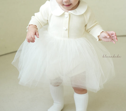 韓國童裝 24秋 | Bloombebe Heart CanCan Suit - FLO | FLOWERKKOCH 