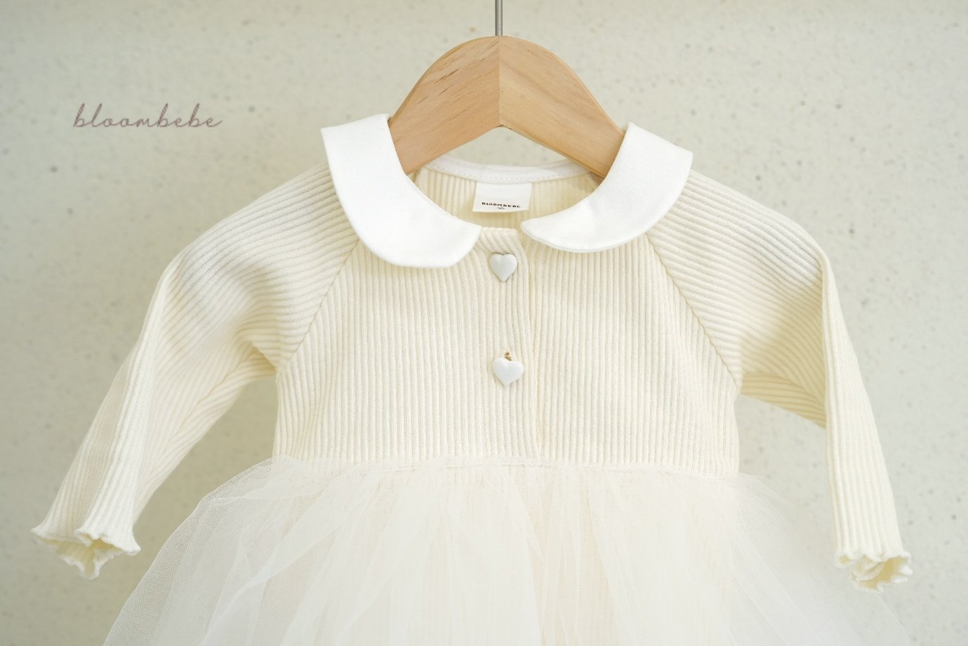 韓國童裝 24秋 | Bloombebe Heart CanCan Suit - FLO | FLOWERKKOCH 