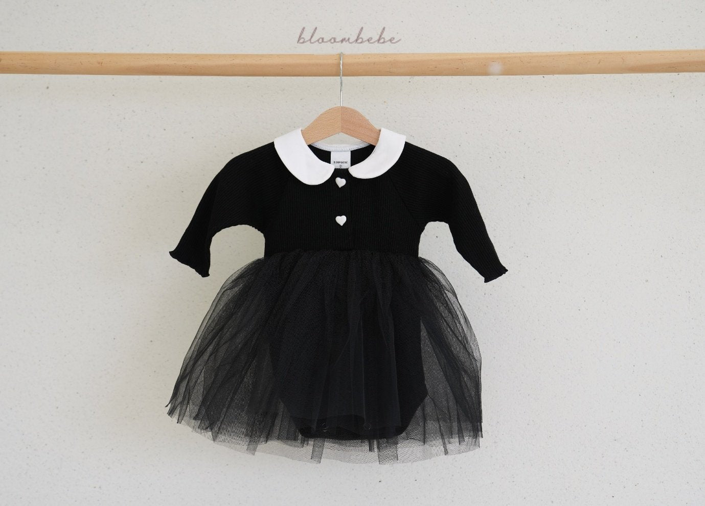 韓國童裝 24秋 | Bloombebe Heart CanCan Suit - FLO | FLOWERKKOCH 