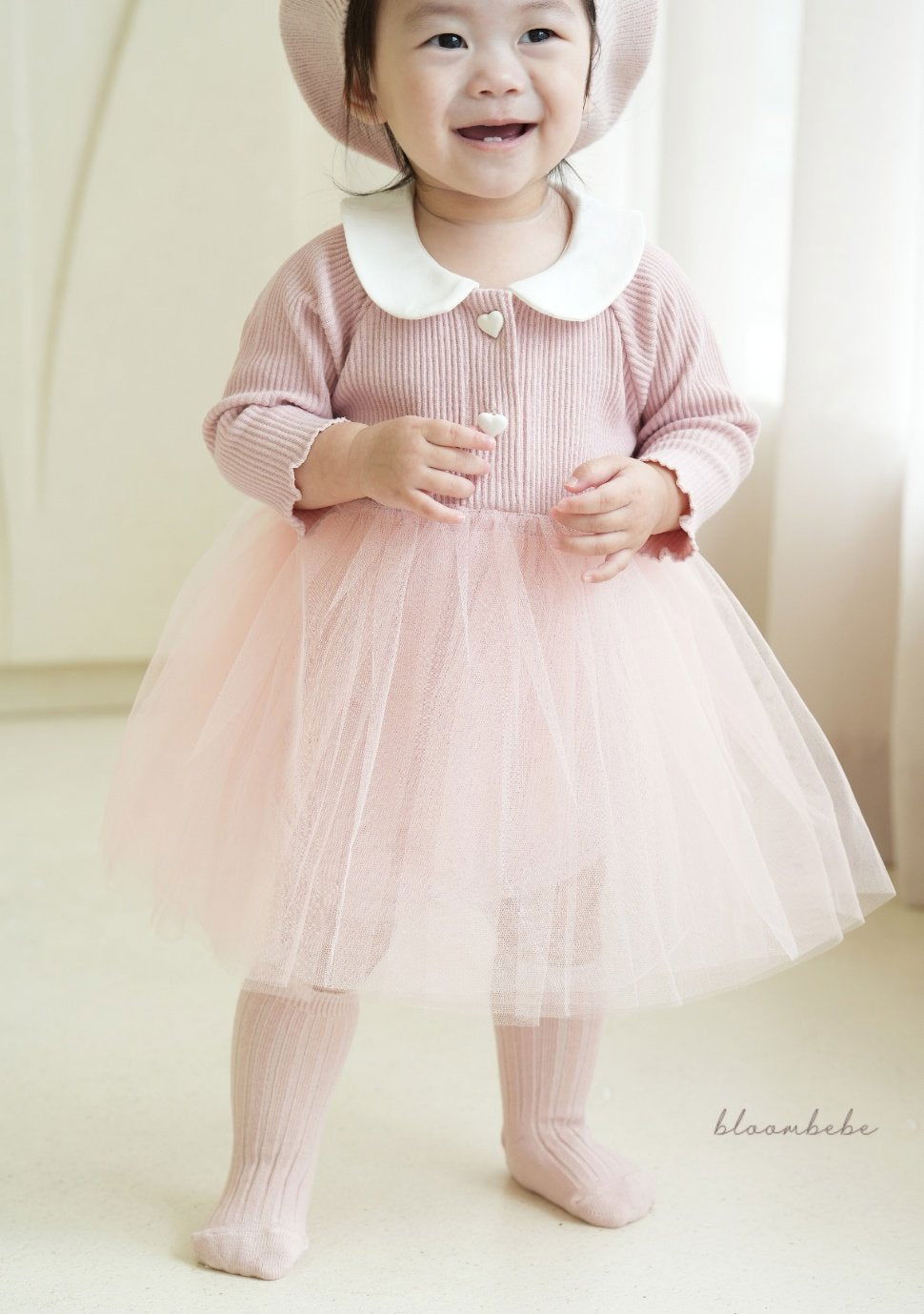 韓國童裝 24秋 | Bloombebe Heart CanCan Suit - FLO | FLOWERKKOCH 