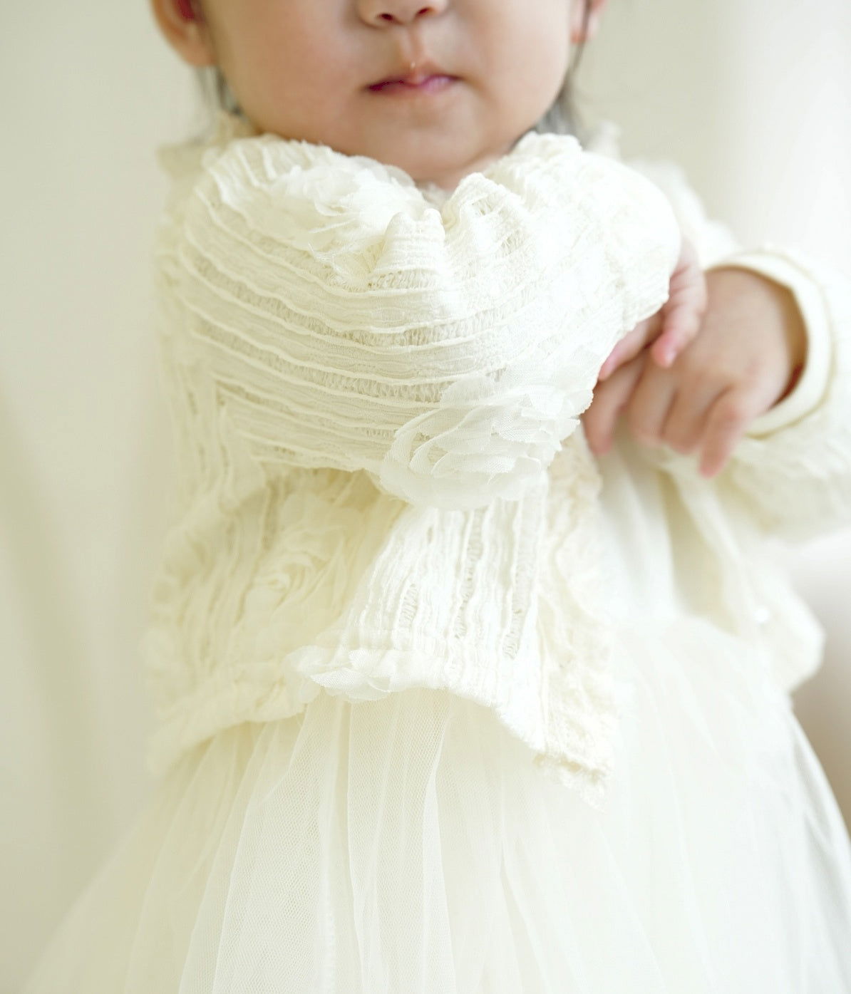 現貨▷ 韓國童裝 24秋 | Bloombebe Lace Set (Cardigan & Baby Suit) 百日宴 生日之選 - FLO | FLOWERKKOCH 