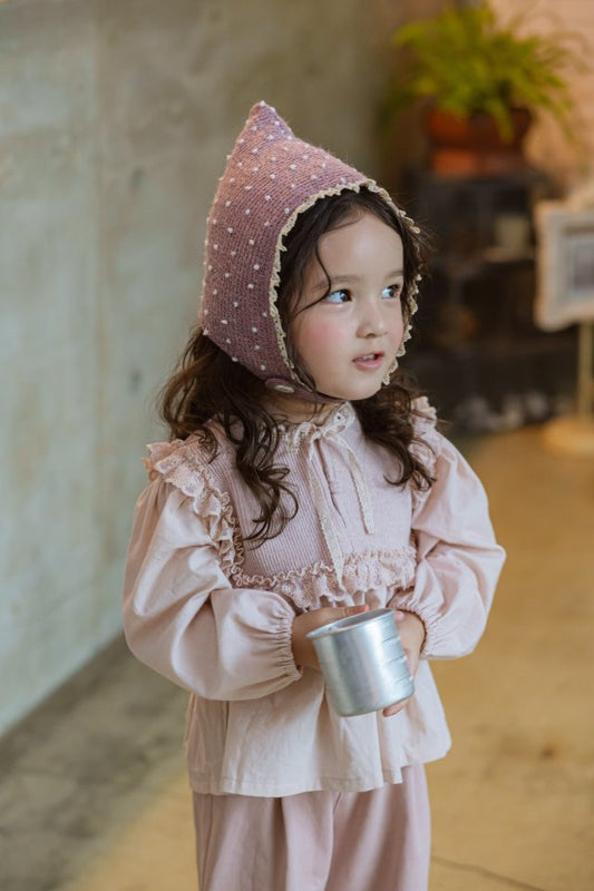 部份現貨▷ 韓國童裝 24秋 | FLO Davi Knit Bonnet - FLO | FLOWERKKOCH 