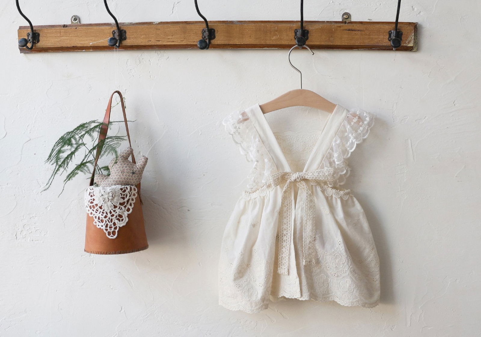 韓國童裝 24秋 | FLO Lace Apron - FLO | FLOWERKKOCH 