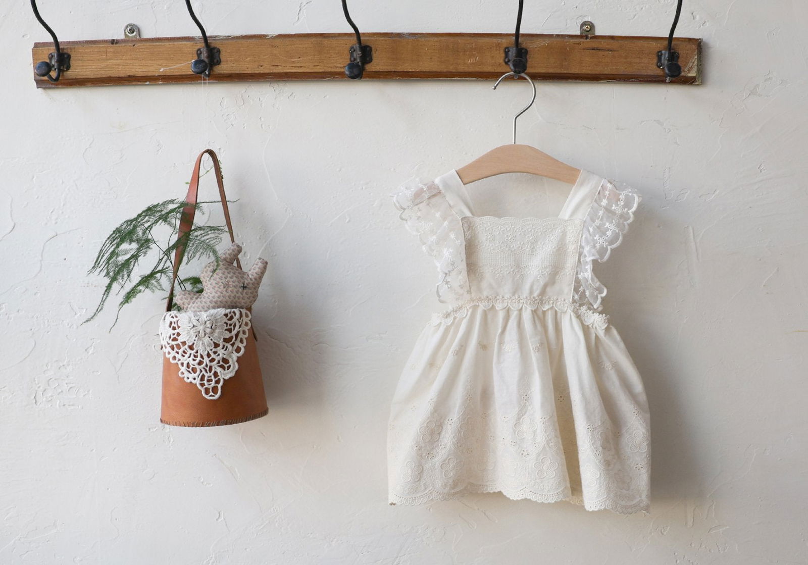 韓國童裝 24秋 | FLO Lace Apron - FLO | FLOWERKKOCH 