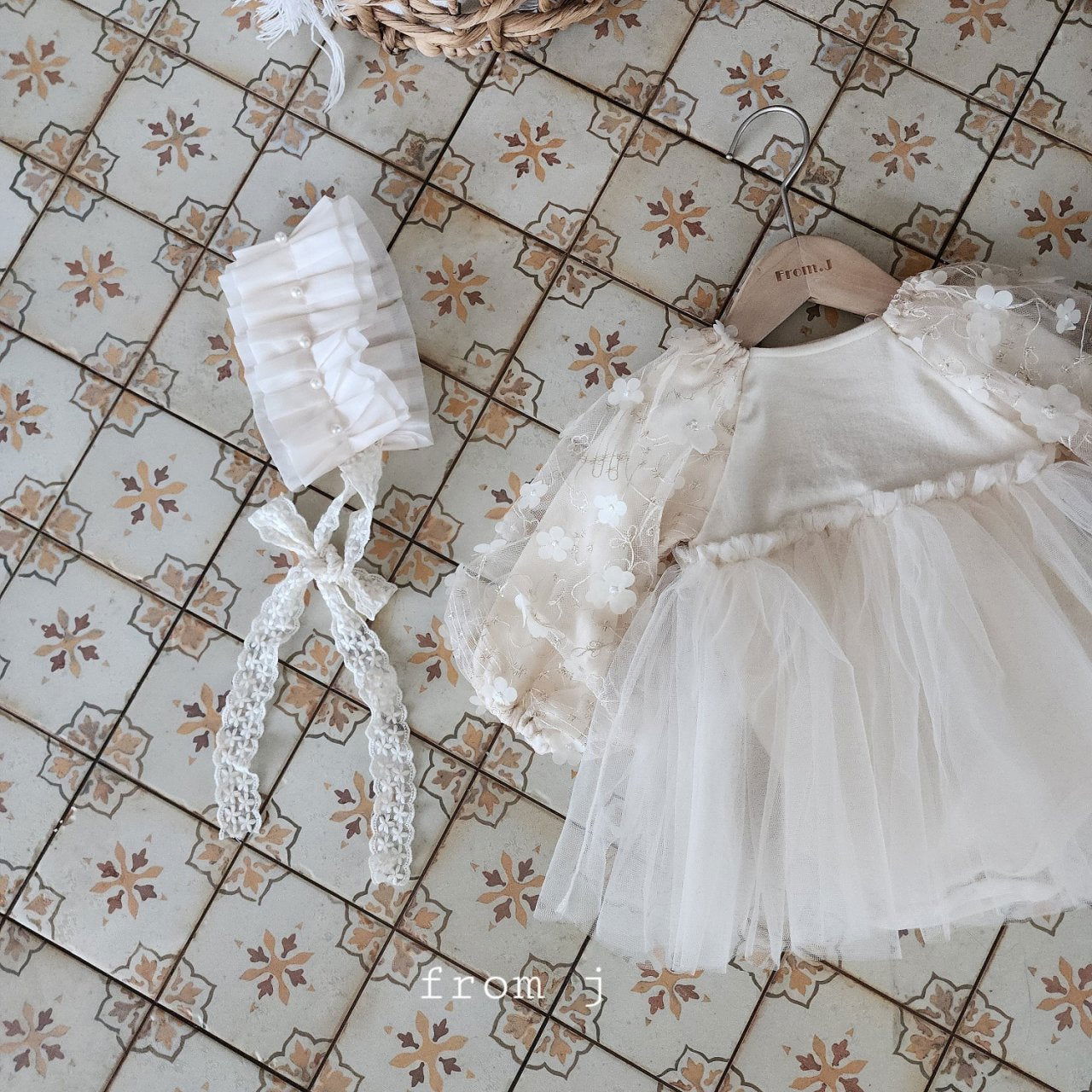 韓國童裝 24秋 | FromJ Daisy Flower Shasha Suit - FLO | FLOWERKKOCH 