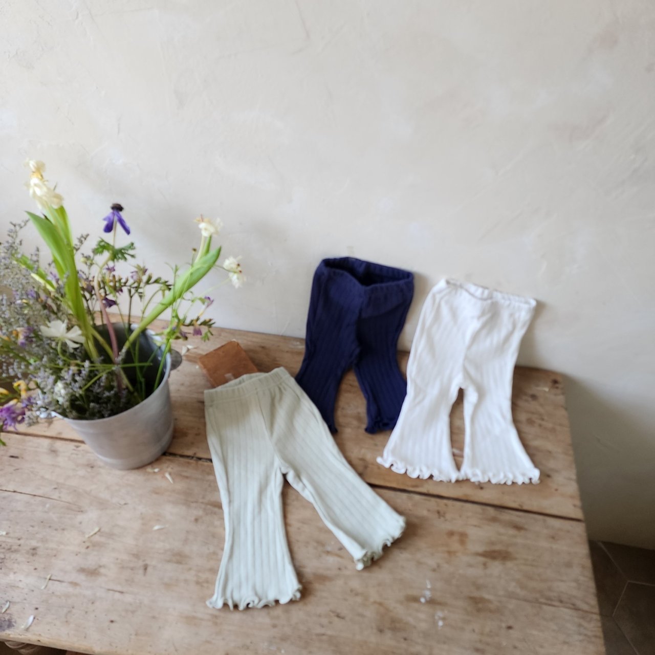 韓國童裝 24秋 | FromJ Eyelet Pants - FLO | FLOWERKKOCH 