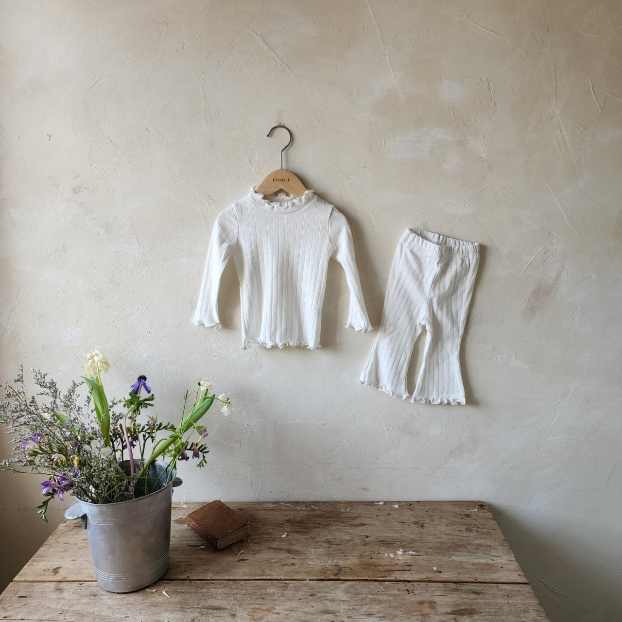 韓國童裝 24秋 | FromJ Eyelet Pants - FLO | FLOWERKKOCH 