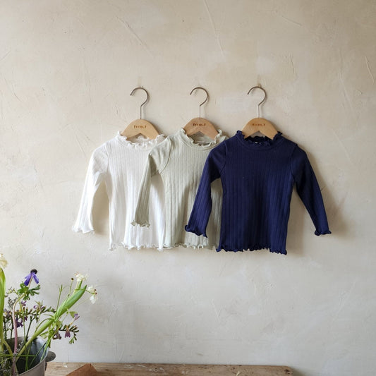 韓國童裝 24秋 | FromJ Eyelet half-moon tee - FLO | FLOWERKKOCH 