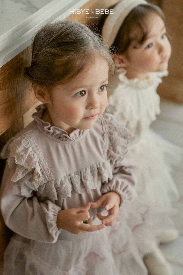 韓國童裝 24秋冬 | HB24442 ROSE LACE BLOUSE - FLO | FLOWERKKOCH 