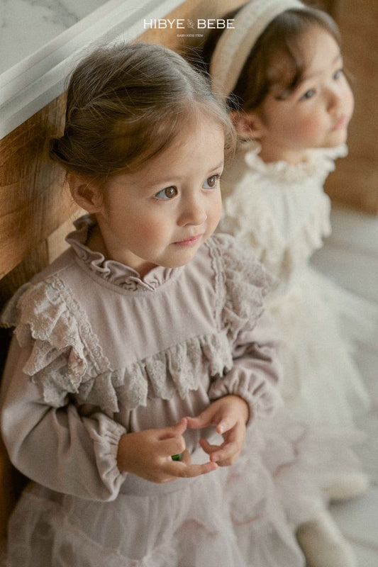 韓國童裝 24秋冬 | HB24442 ROSE LACE BLOUSE - FLO | FLOWERKKOCH 