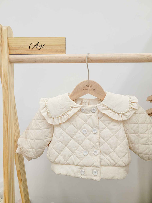現貨▷ 韓國童裝 24秋冬 | MA23401 Marron Pearl Padding 溫暖高質 即納 最後庫存! - FLO | FLOWERKKOCH 