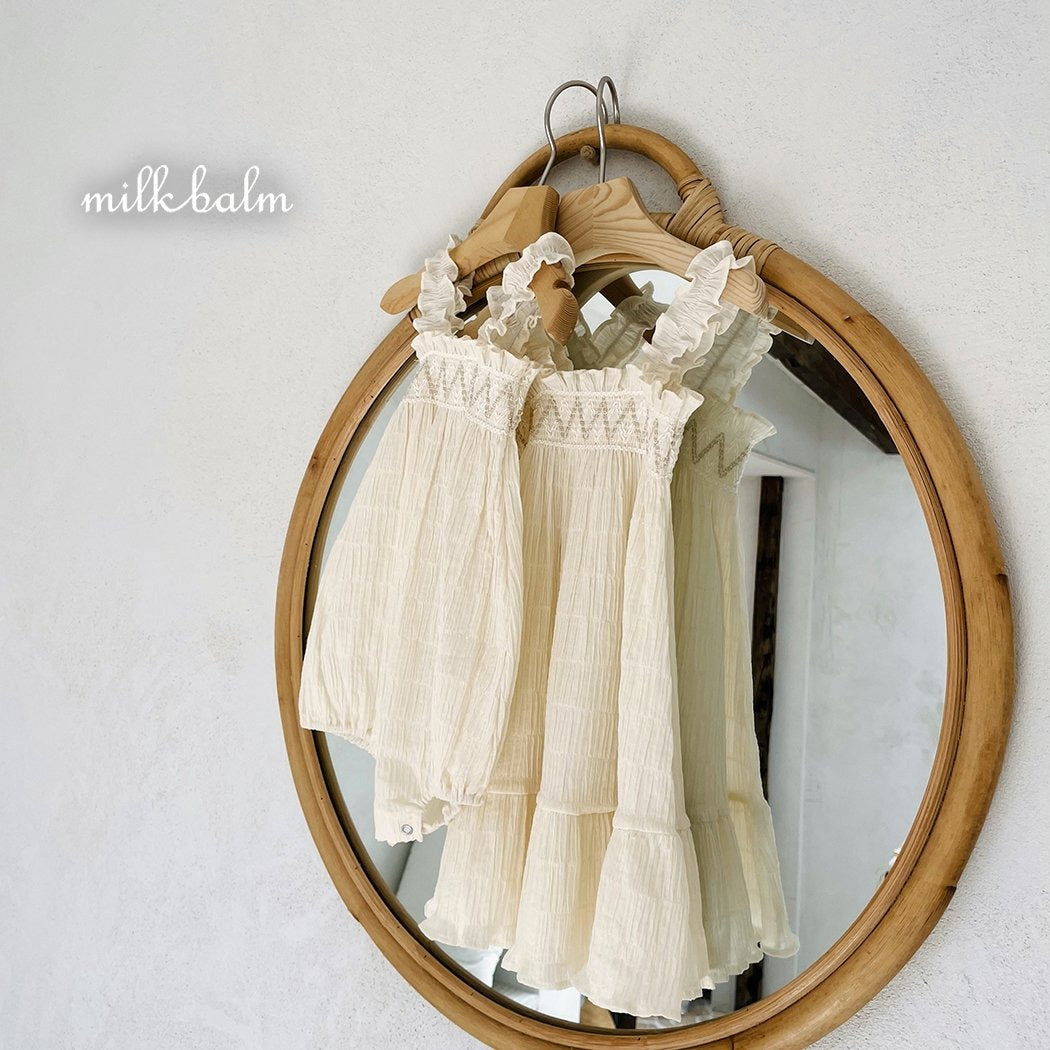 韓國童裝 24夏 | Milkbalm Ola Smoking OPS / Baby Suit (6/10出貨) - FLO | FLOWERKKOCH 