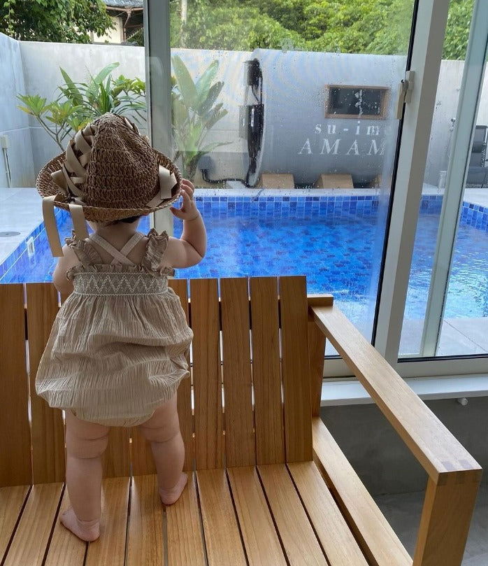 韓國童裝 24夏 | Milkbalm Ola Smoking OPS / Baby Suit (6/10出貨) - FLO | FLOWERKKOCH 