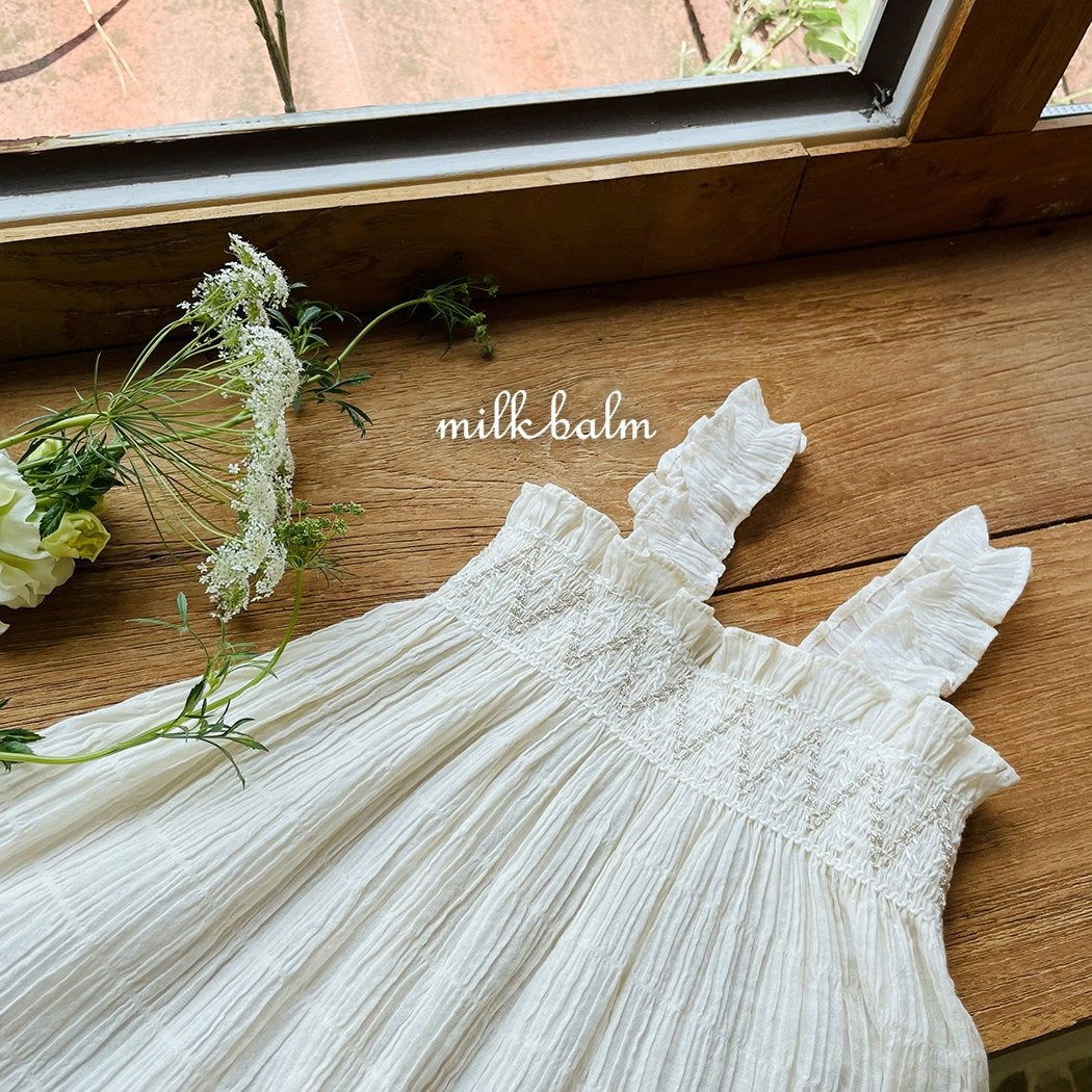 韓國童裝 24夏 | Milkbalm Ola Smoking OPS / Baby Suit (6/10出貨) - FLO | FLOWERKKOCH 