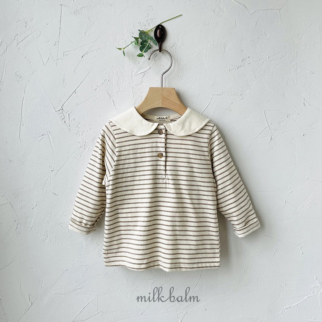 韓國童裝 24秋 | Milkbalm Winnie Sailor Tee - FLO | FLOWERKKOCH 