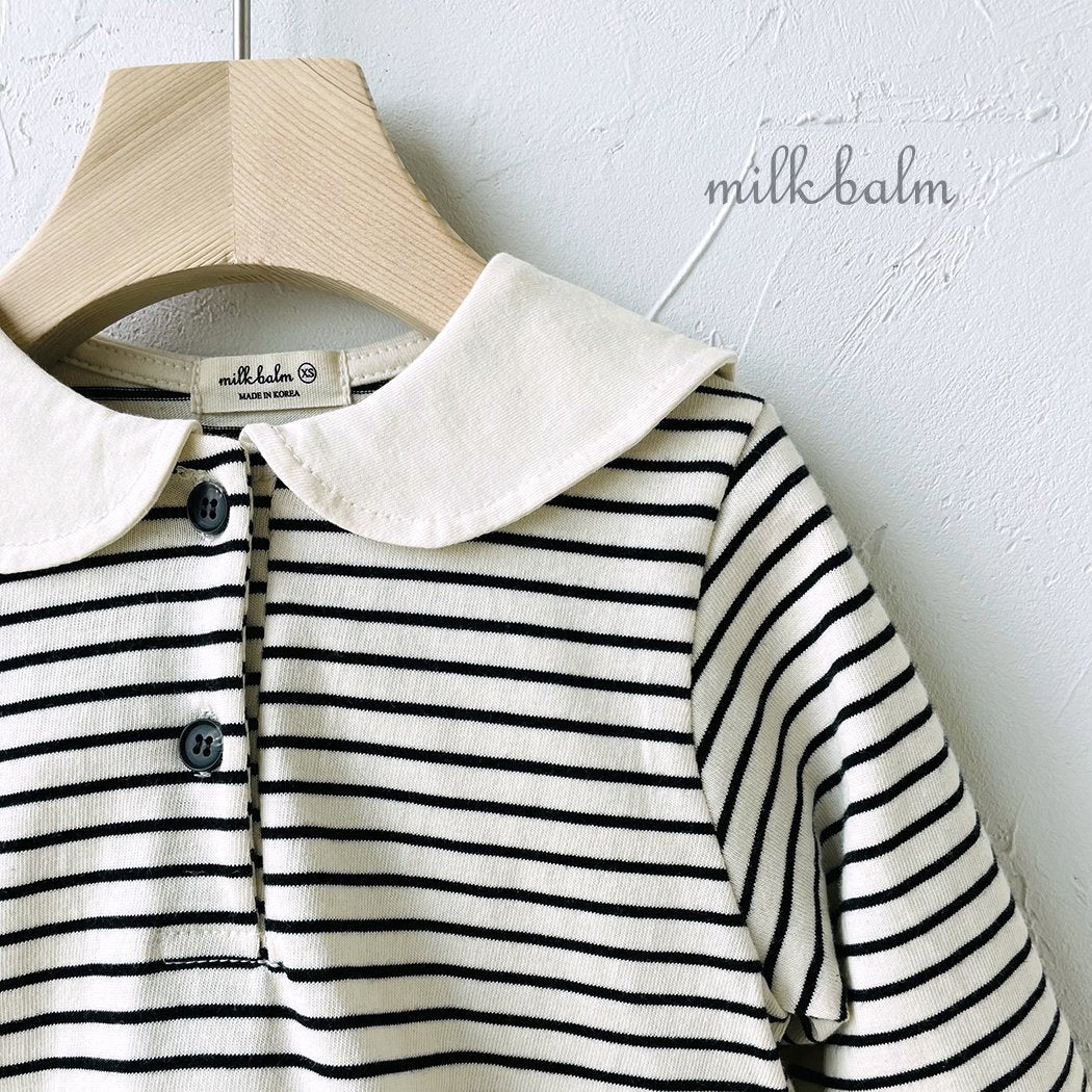 韓國童裝 24秋 | Milkbalm Winnie Sailor Tee - FLO | FLOWERKKOCH 