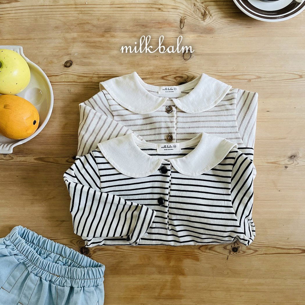 韓國童裝 24秋 | Milkbalm Winnie Sailor Tee - FLO | FLOWERKKOCH 