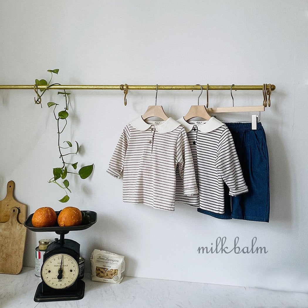 韓國童裝 24秋 | Milkbalm Winnie Sailor Tee - FLO | FLOWERKKOCH 