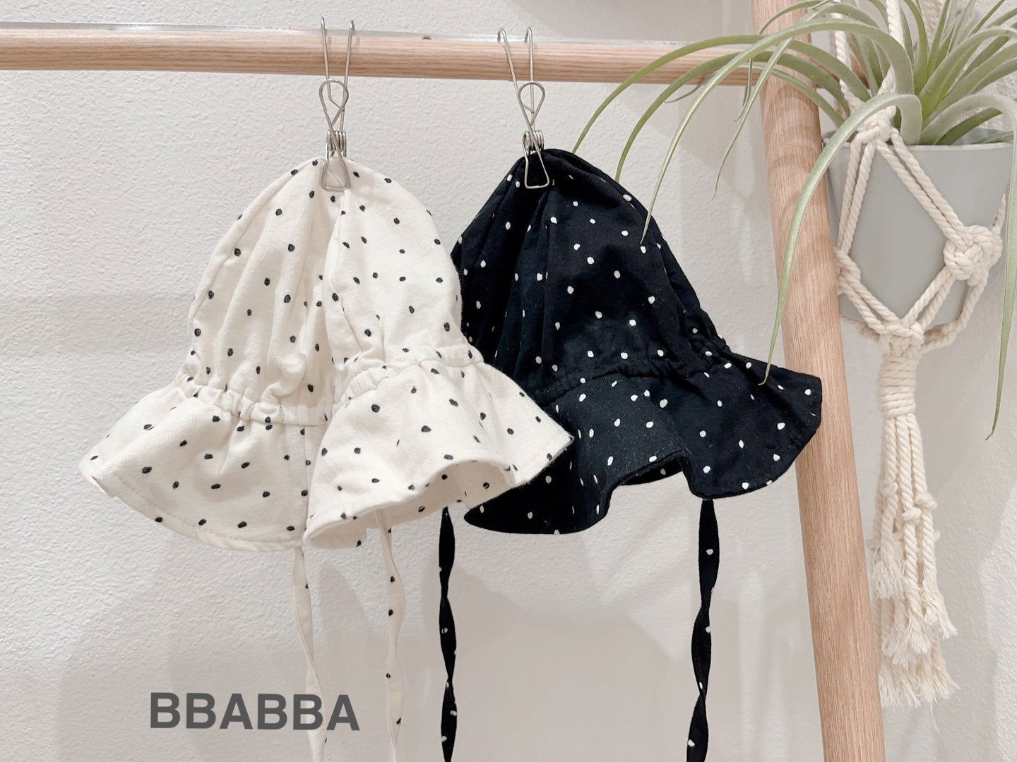 韓國童裝 24秋冬 | bbabba DOT DOT Bodysuit with hat BA244012 - FLO | FLOWERKKOCH 