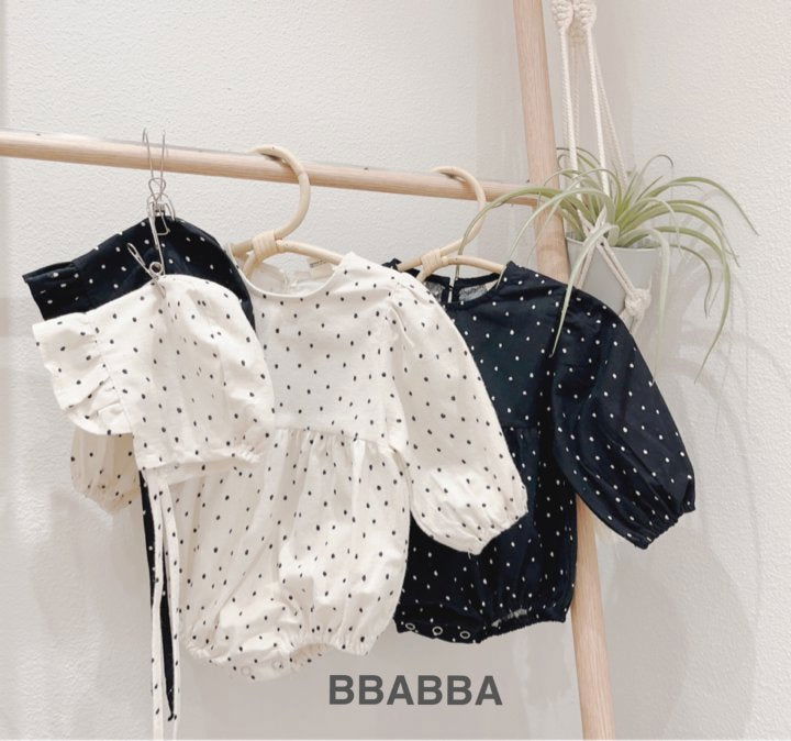 韓國童裝 24秋冬 | bbabba DOT DOT Bodysuit with hat BA244012 - FLO | FLOWERKKOCH 
