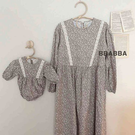 韓國童裝 24秋冬 | bbabba Floral Suit 親子裝 BA24403 - FLO | FLOWERKKOCH 