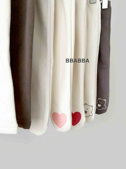 韓國童裝 24秋冬 | bbabba Superwarm Baby Leggings 極保暖打底褲有毛毛內裡 BA244011 - FLO | FLOWERKKOCH 