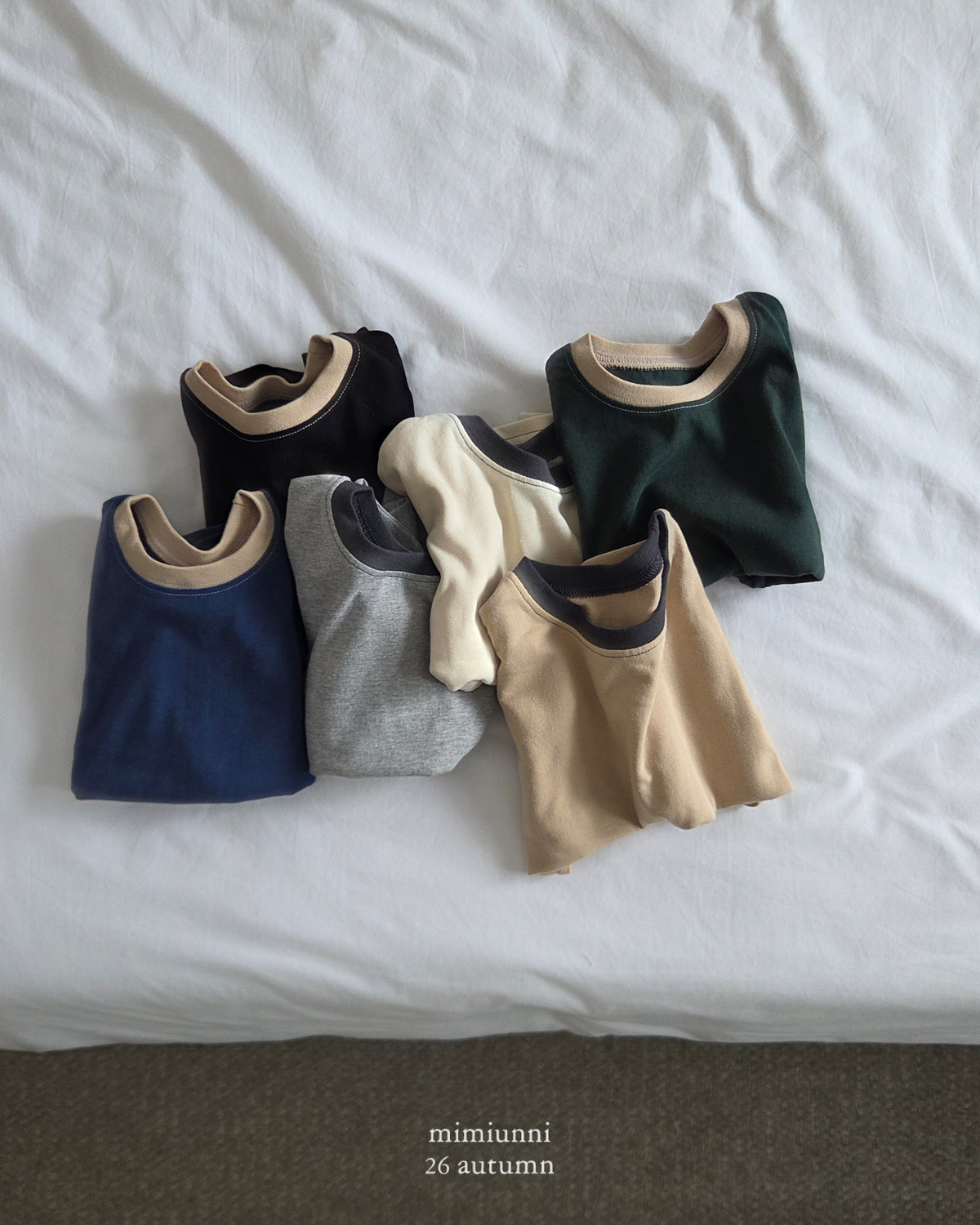 26FW| 必買 1+1  Point Cotton T-shirt \\2件同款只需要1件價錢//