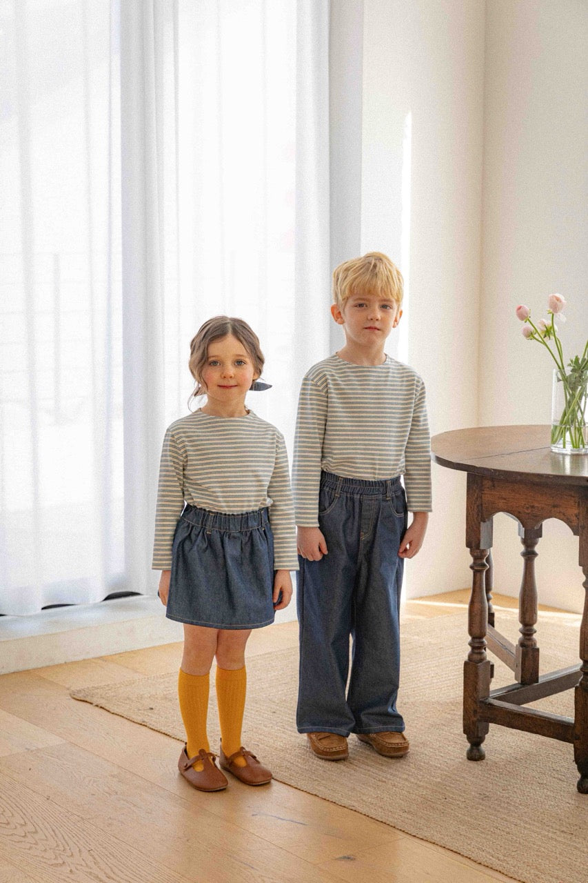 韓國童裝 26春 | LU19 Ever Denim Skirt (80-130cm)