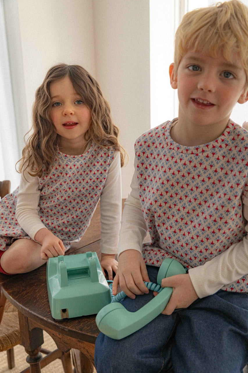 韓國童裝 26春 | LU22 Ravi Ribbed Tee (80-130cm)