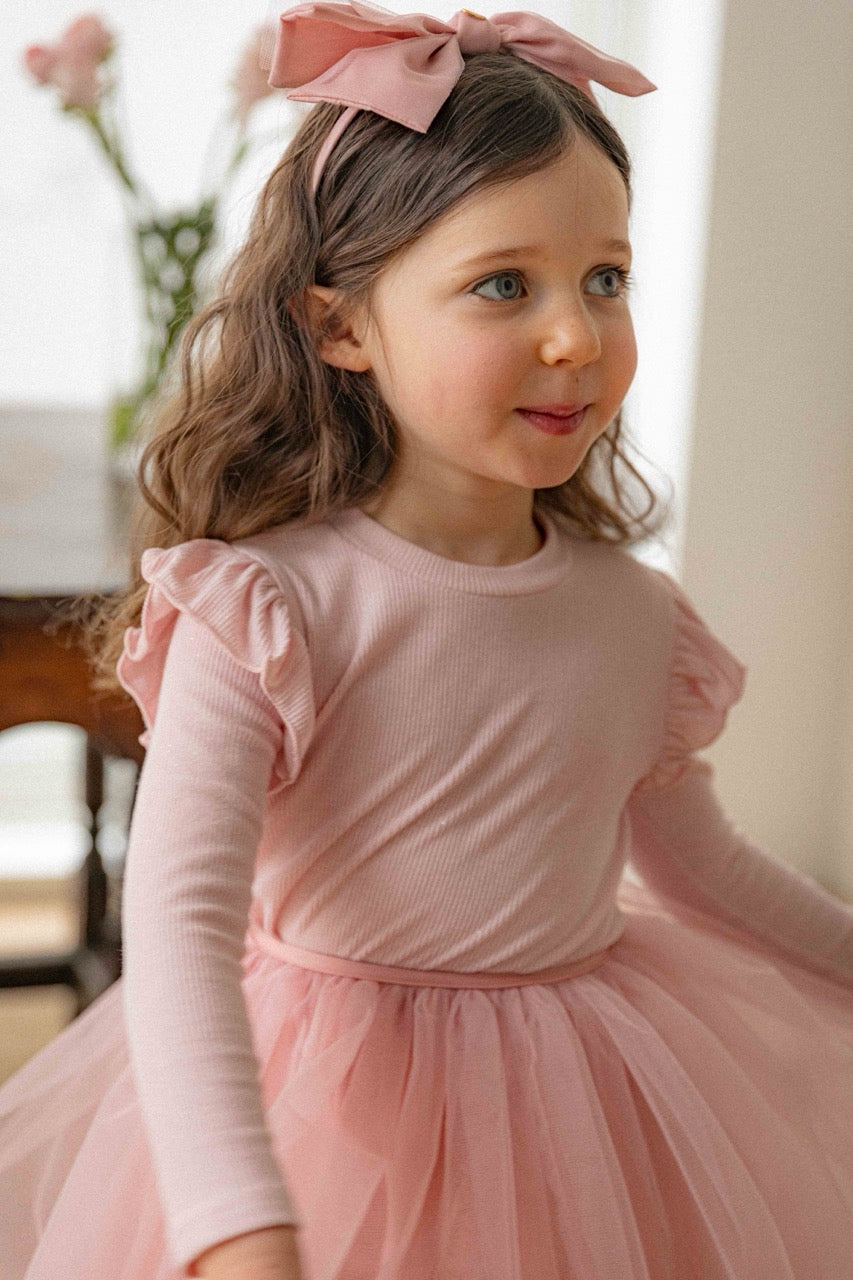 韓國童裝 26春 | LU26 Wing Ribbed Tee (80-130cm)