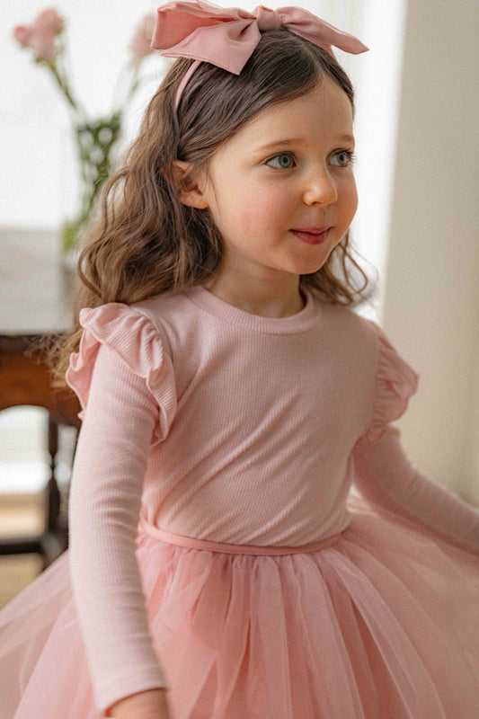 韓國童裝 26春 | LU26 Wing Ribbed Tee (80-130cm)